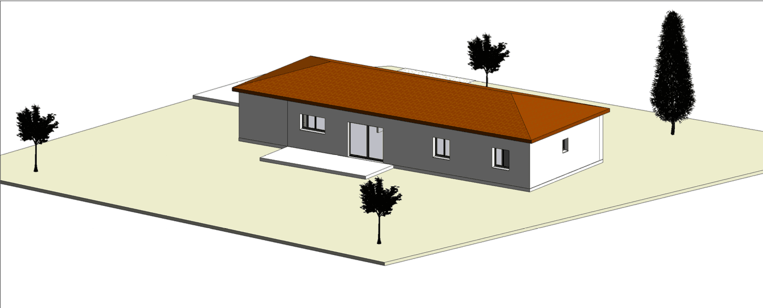 Villa Saint-Cézert — Vue Ouest