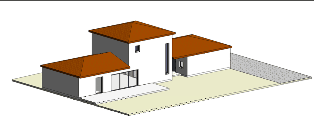 Villa Fronton — Vue Ouest