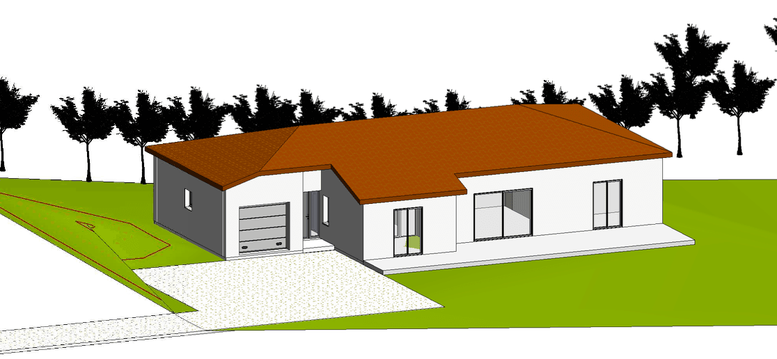 Villa Lévignac — Vue Sud